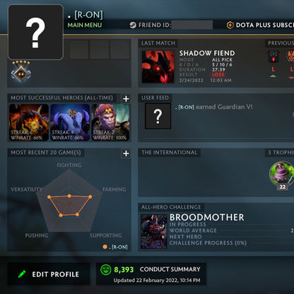 Guardian V | MMR: 1400 - Behavior: 8393