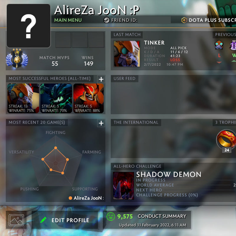 Divin IV | MMR : 5200 - Comportement : 9575