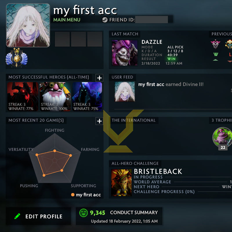 Divin II | MMR : 4910 - Comportement : 9345