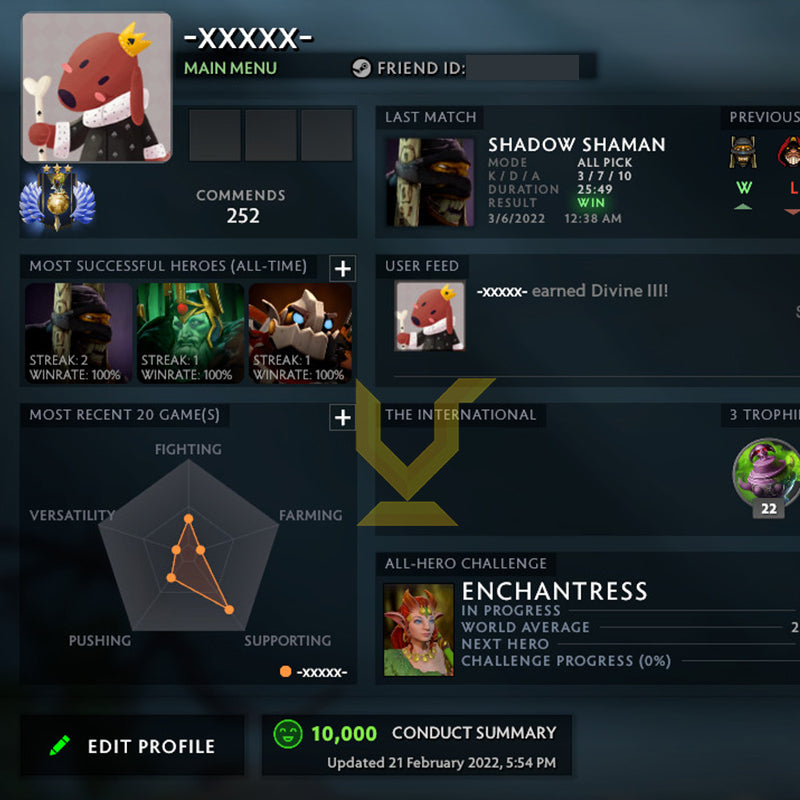 Divin III | MMR : 5030 - Comportement : 10000