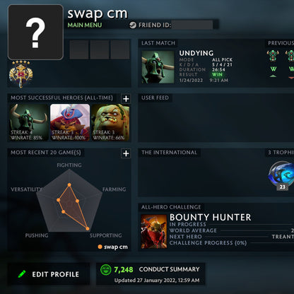 Légende V | MMR : 3780 - Comportement : 7248