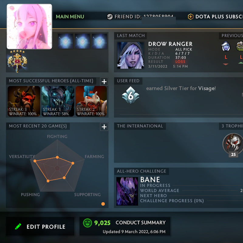 Légende IV | MMR : 3580 - Comportement : 9025