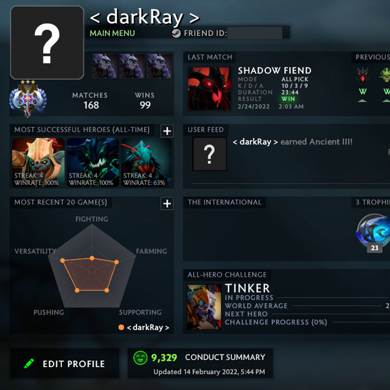 Ancient III | MMR: 4200 - Behavior: 9329