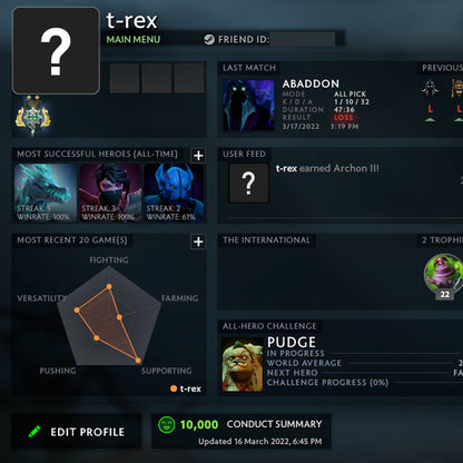 Archonte II | MMR : 2470 - Comportement : 10000