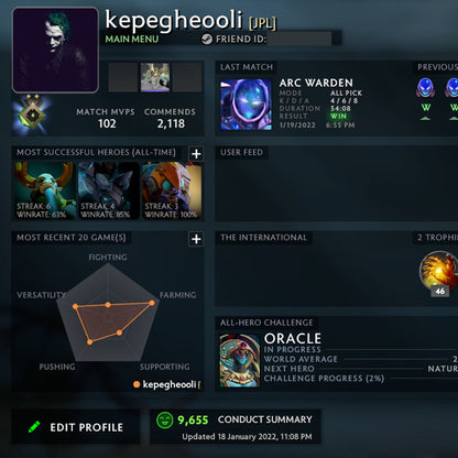 Héraut II | MMR : 70 - Comportement : 9655