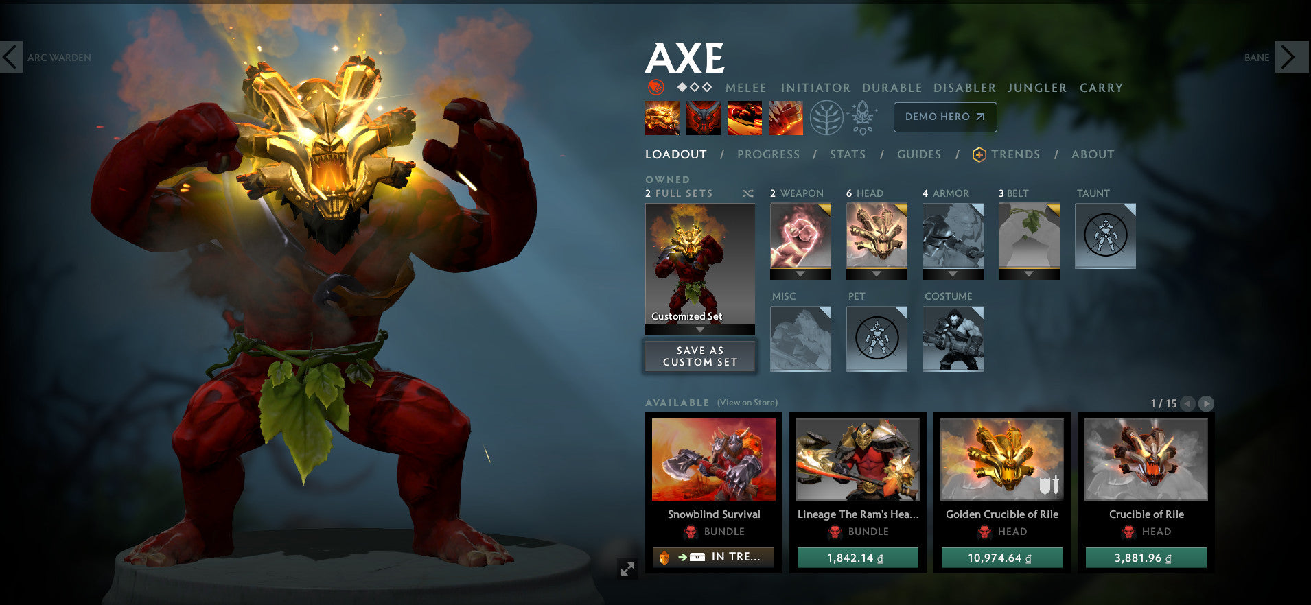 Archonte Ier | MMR : 2300 - Comportement : 10000