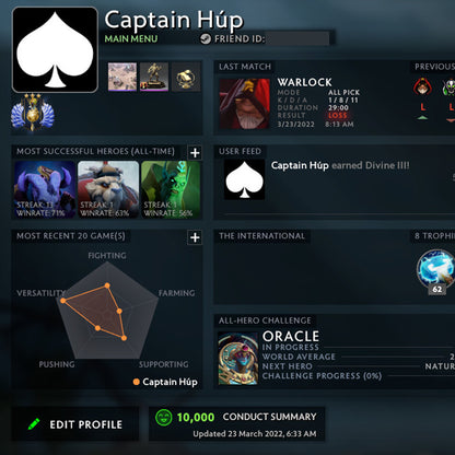 Divine III | MMR: 5090 - Behavior: 10000