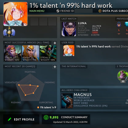 Divine I | MMR: 4670 - Behavior: 9895