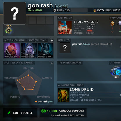 Herald III | MMR: 420 - Behavior: 10000