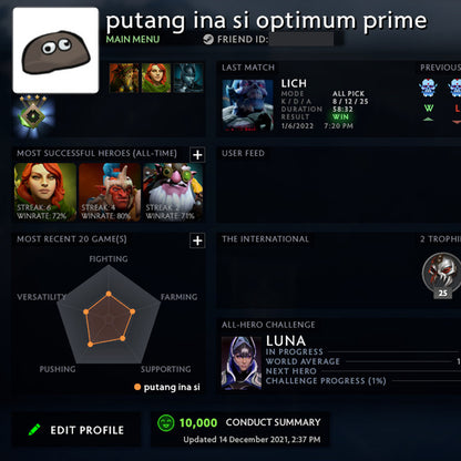 Herald IV | MMR: 610 - Behavior: 10000