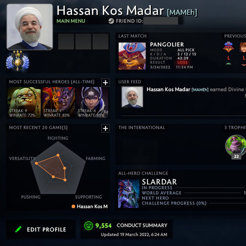 Divin III | MMR : 4910 - Comportement : 9554