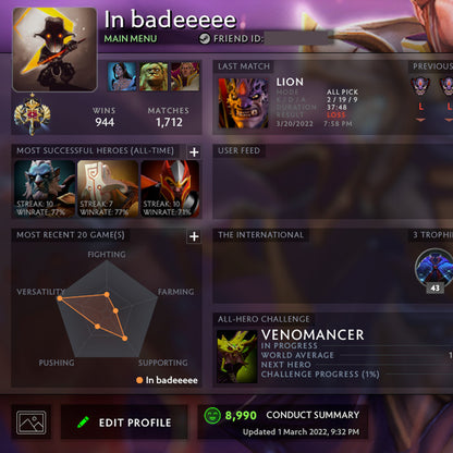 Légende I | MMR : 3040 - Comportement : 8990