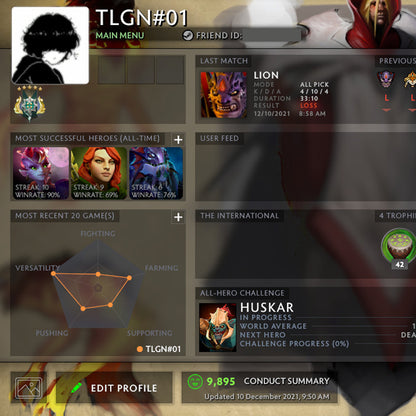 Archonte V | MMR : 2990 - Comportement : 9895