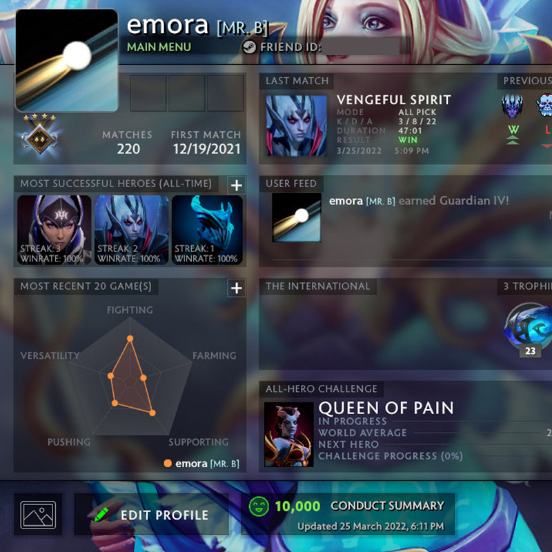 Gardien IV | MMR : 1380 - Comportement : 10000