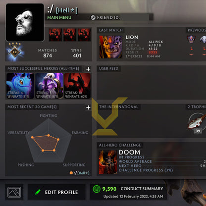 Gardien IV | MMR : 1090 - Comportement : 9950