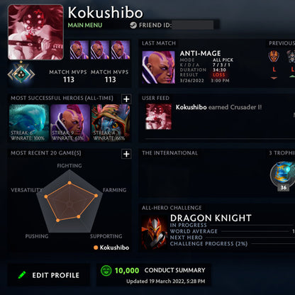 Crusader I | MMR: 1610 - Behavior: 10000