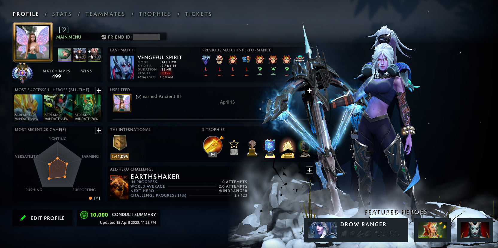 Ancient II | MMR: 3910 - Behavior: 10000