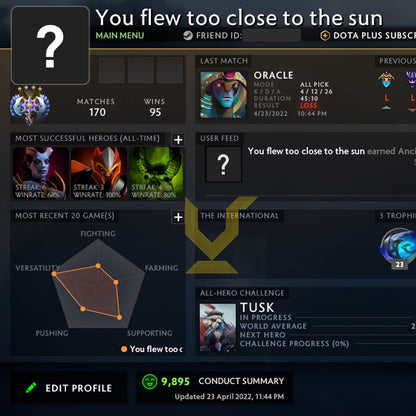 Ancient IV | MMR: 4350 - Behavior: 9895