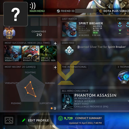 Immortel | MMR : 5760 - Comportement : 9730