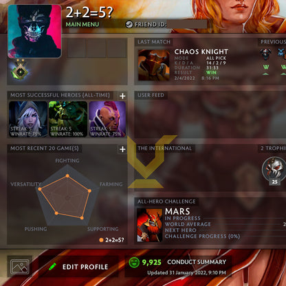 Herald II | MMR: 210 - Behavior: 9925