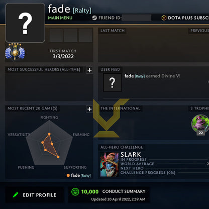 Divine V | MMR: 5500 - Behavior: 10000