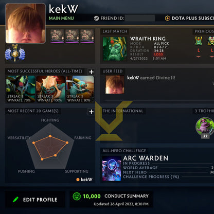 Divine II | MMR: 4870 - Behavior: 10000