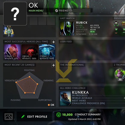 Archonte II | MMR : 2480 - Comportement : 10000