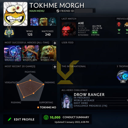 Archon II | MMR: 2570 - Behavior: 10000