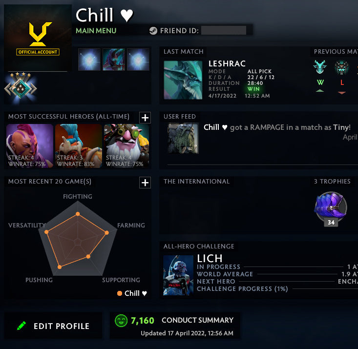 Crusader IV | MMR: 2150 - Behavior: 7160