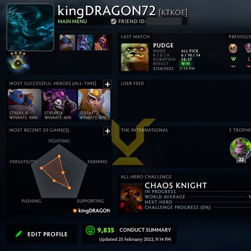 Herald IV | MMR: 510 - Behavior: 9835