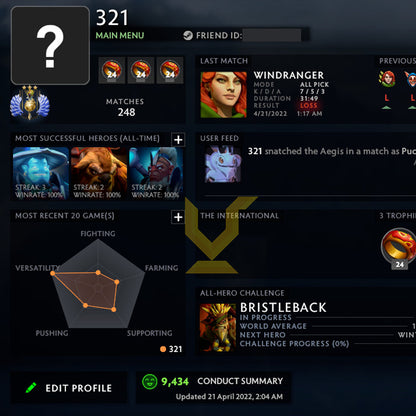 Divine III | MMR: 4990 - Behavior: 9434