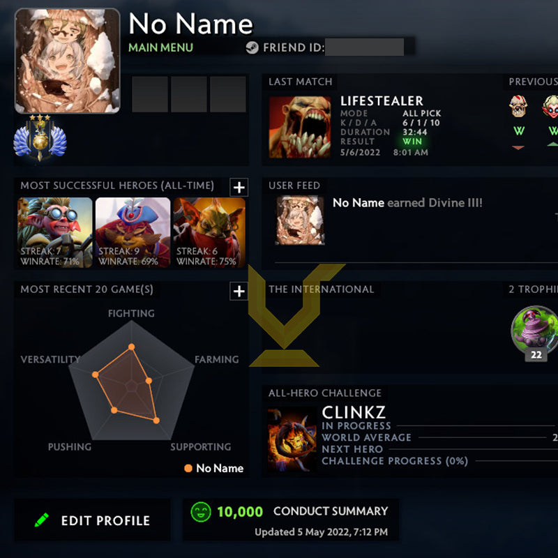 Divin III | MMR : 5110 - Comportement : 10000