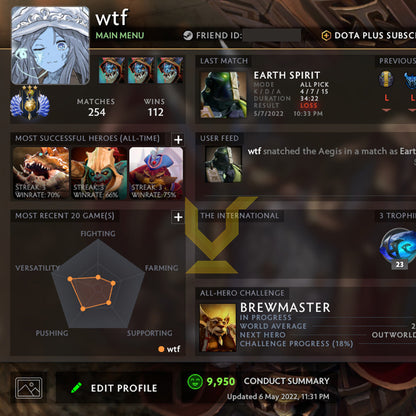 Divine III | MMR: 4480 - Behavior: 9950