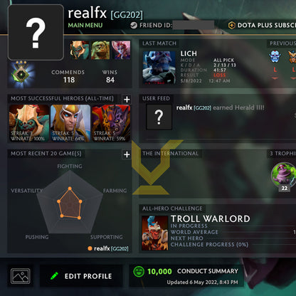 Herald III | MMR: 410 - Behavior: 10000