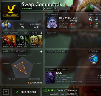 Divine III | MMR: 5100 - Behavior: 9293