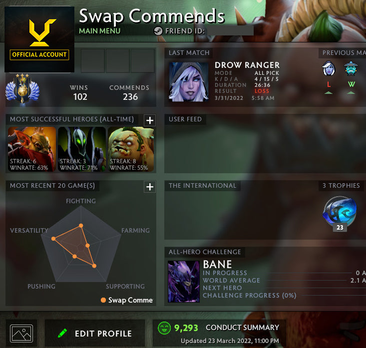 Divine III | MMR: 5100 - Behavior: 9293