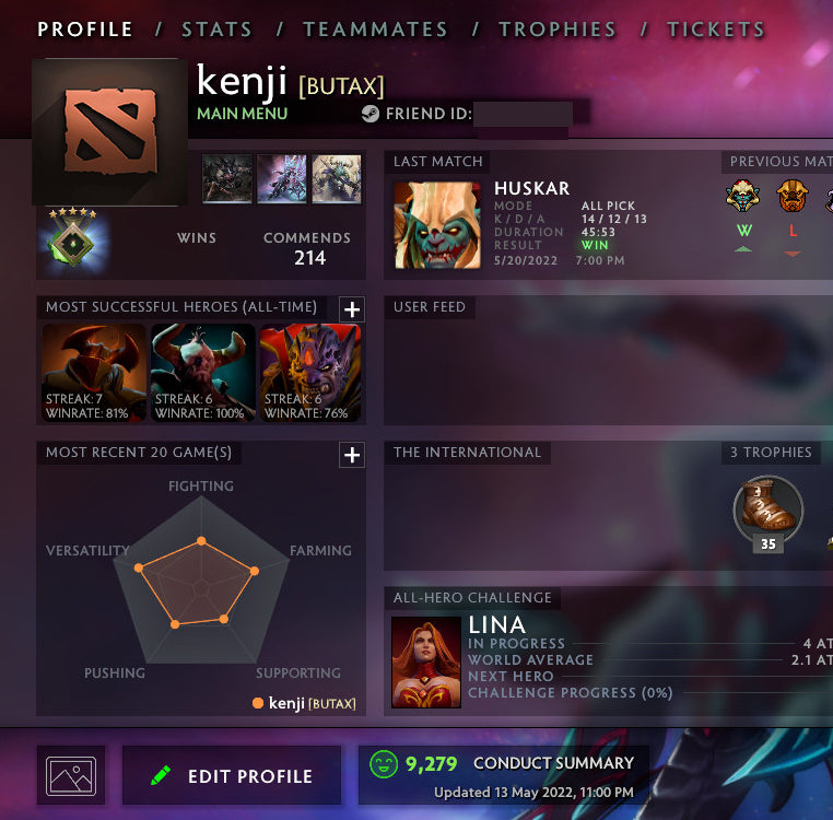 Héraut V | MMR : 590 - Comportement : 9279 