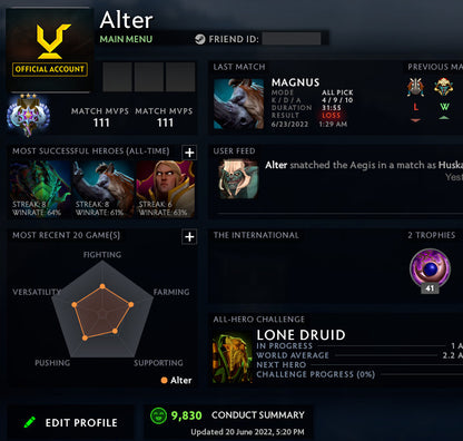 Ancient III | MMR: 4130 - Behavior: 9830