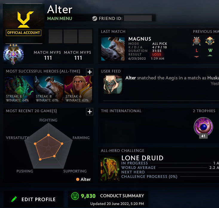 Ancient III | MMR: 4130 - Behavior: 9830