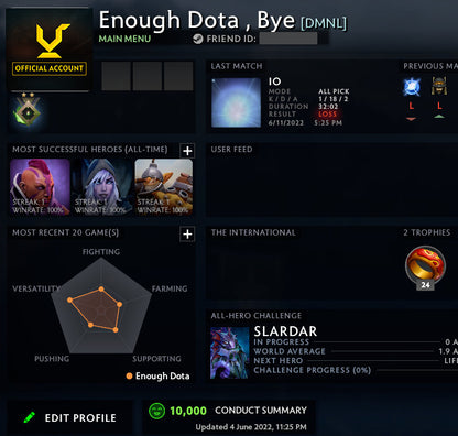 Herald II | MMR: 10 - Behavior: 10000