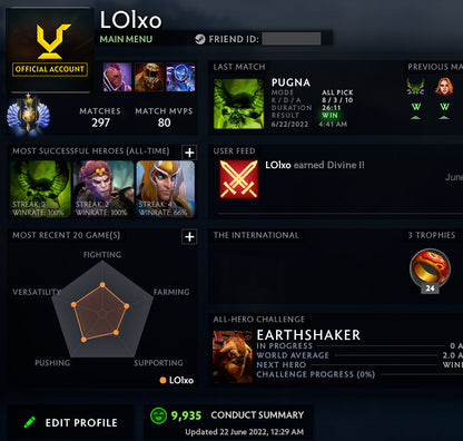 Divine I | MMR: 4660 - Behavior: 9935