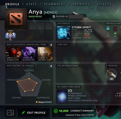 Ancient III | MMR: 4270 - Behavior: 10000