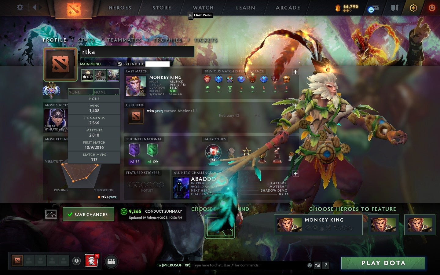 Ancient II | MMR: 3970 - Behavior: 9365